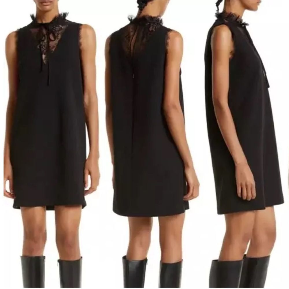 Ted Baker Chharis Lace Neck Minidress - Picture 4 of 5